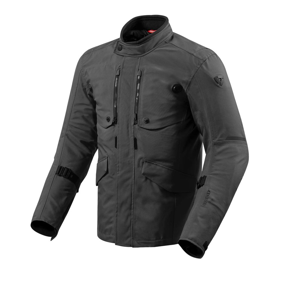 Revit Trench Gore-tex Korumalı Motosiklet Montu Siyah