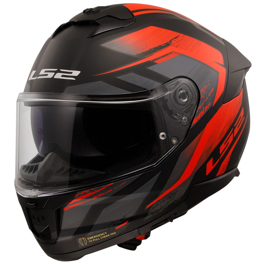 Ls2 Stream 2 Güneş Visörlü Motosiklet Kaskı Fury Mat