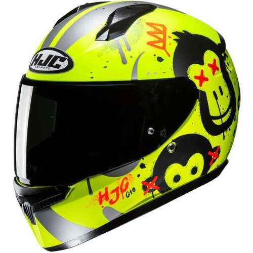 Hjc C10 Kapalı Motosiklet Kaskı Geti MC3SF (Çocuk Kaskı)