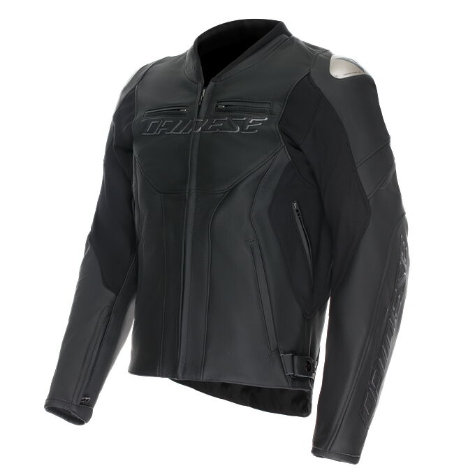 Dainese Racing 5 Black Korumalı Deri Motosiklet Mont