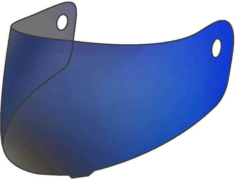 Hjc V10 Motosikle Kask Camı Mavi Hj41