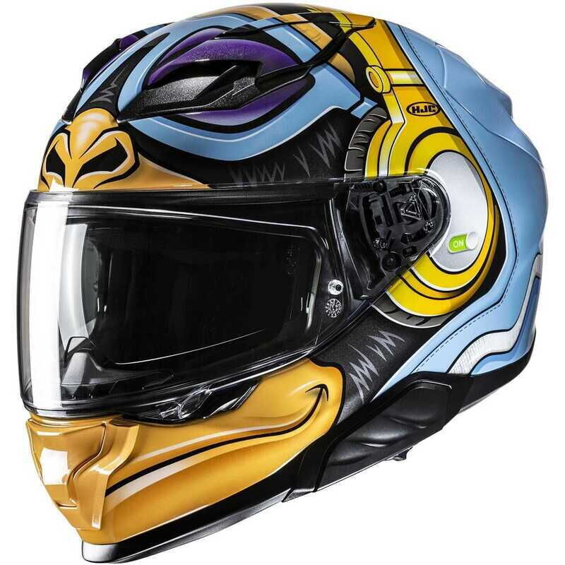 Hjc F71 Güneş Visörlü Kapalı Motosiklet Kaskı Monkey Dj Mc23
