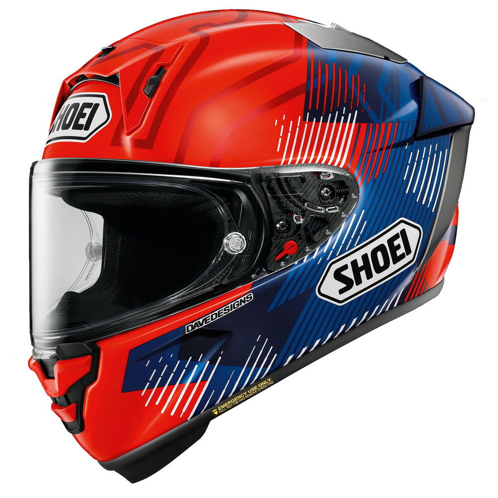 Shoei X-Spırıt Pro Kapalı Motosiklet Kaskı Marquez 8 TC1