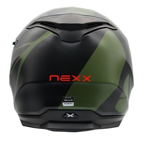 NEXX Y.100 B-SIDE MAT SİYAH-YEŞİL KASK #2