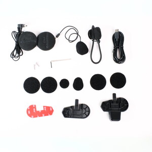 Knmaster Kn2300 Motosiklet Kask İçi Bluetooth İntercom Seti Gri #3