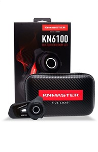 KNMASTER KN6100 BLUETOOTH İNTERKOM SETİ SİYAH 2.NESİL #1