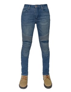 THE BIKER JEANS  EVO ULTRA FLX. BLUE KADIN PANTOLONU #1