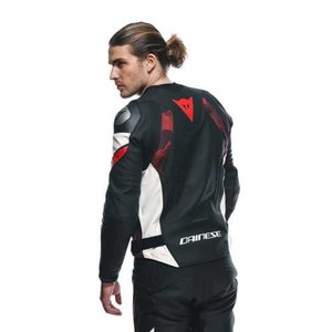 DAINESE CEKET DERİ/AVRO 5 BLK RED LAVA WHT #1