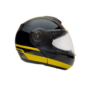 Zeus ZS-3050 BE6 Black Yellow Çene Açılır Kask #1