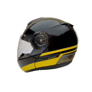 Zeus ZS-3050 BE6 Black Yellow Çene Açılır Kask #2