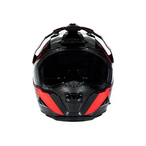 ZEUS KASK ZS-913 SOLID BLACK/BF8-RED #2
