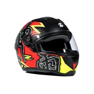 ZEUS KASK ZS-811A MATT RED AL31 FLUO YELLOW #2