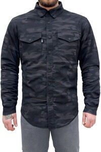 TheBikerJeans Eagle Camo Korumalı Motosiklet Gömleği Erkek #3