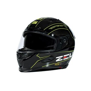 ZEUS KASK ZS-1800B GLOSS CARBON AM8 FLUO YELLOW #1