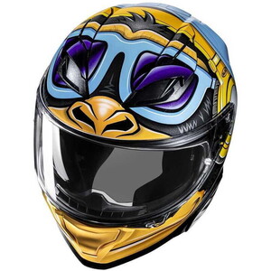 Hjc F71 Güneş Visörlü Kapalı Motosiklet Kaskı Monkey Dj Mc23 #5
