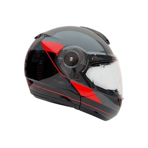 Zeus ZS-3050 BE7 Grey Red Çene Açılır Kask #1