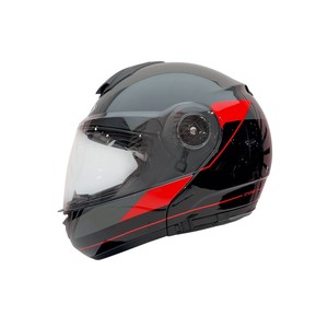 Zeus ZS-3050 BE7 Grey Red Çene Açılır Kask #2