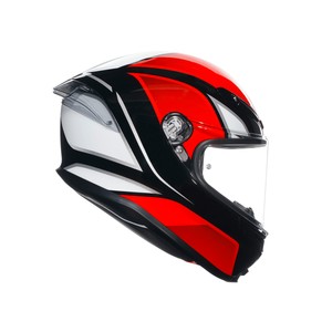 AGV KASK K6 S MPLK HYPHEN BLK RED WHITE #3