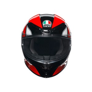 AGV KASK K6 S MPLK HYPHEN BLK RED WHITE #4