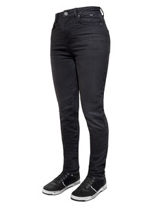 THE BİKER JEANS LUCKY BLACK CORDURA KORUMALI KADIN KOT #2