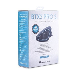 MIDLAND BTX2 PRO-S LR BLUETOOTH INTERCOM DUO #2