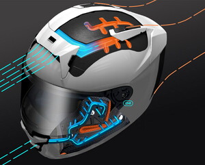 Shoei X-Spırıt Pro Kapalı Motosiklet Kaskı Cross Logo TC5 #5