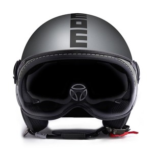 MOMO DESIGN KASK FGTR EVO  TITANIUM FROST BLACK #1